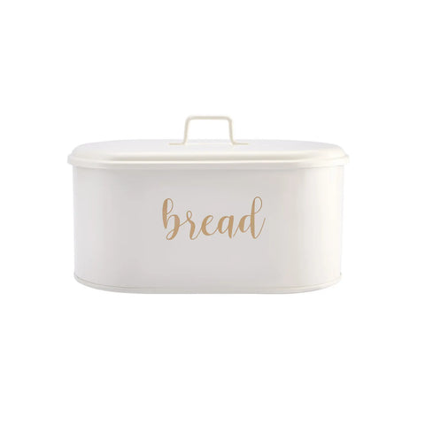 Karaca Monroe Metal Bread Box, 8.5L, Cream