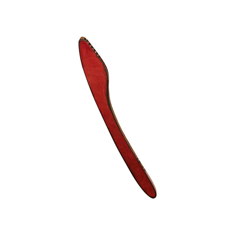 Karaca Bailando Pakka Wood Tongs, 30cm, Red Multi