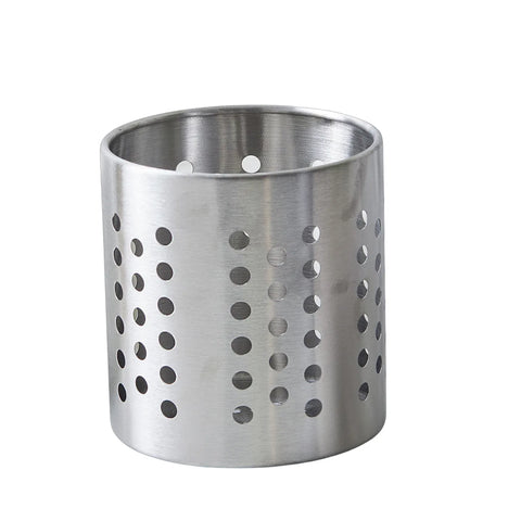 Karaca Stainless Steel Utensil Holder, 12cmx13cm Silver