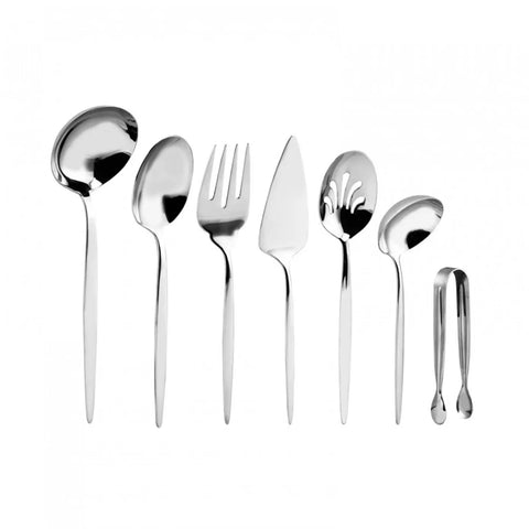 Karaca Lizbon 7 Piece Kitchen Utensil Set, Silver