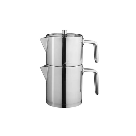 Jumbo Metalix Metal Teapot Set, 2.6L, Silver