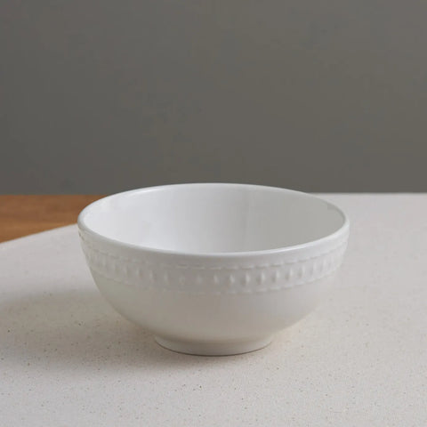 Karaca Mina Porcelain CerealSoup Bowl, 16cm, White