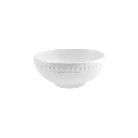 Karaca Mina Porcelain Serving Bowl, 25cm, White