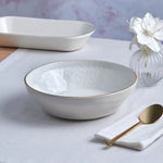 Karaca Calvin Ceramic Serving Bowl, 24cm, Multi