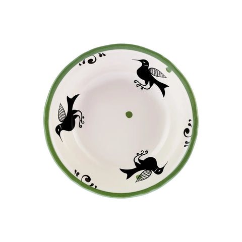 Karaca Paye Seljuk Collection Porcelain Serving Bowl, 24cm, Green Multi