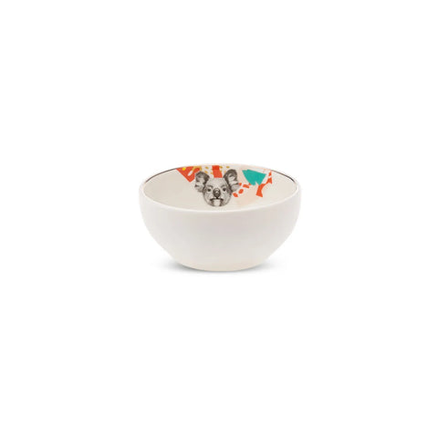 Karaca Zazu Koala Porcelain Snack Bowl, 9cm, Multi