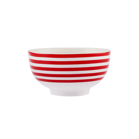 Karaca Polka Dot Porcelain Lined Snack Bowl, 11cm, White Multi