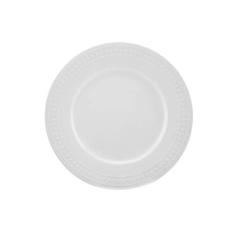 Karaca Mina Porcelain Dinner Plate, 27cm, White