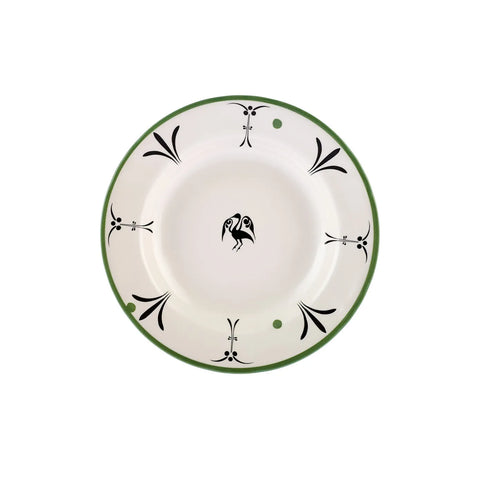 Karaca Paye Seljuk Collection Porcelain Pasta Bowl, 23cm, Green Multi