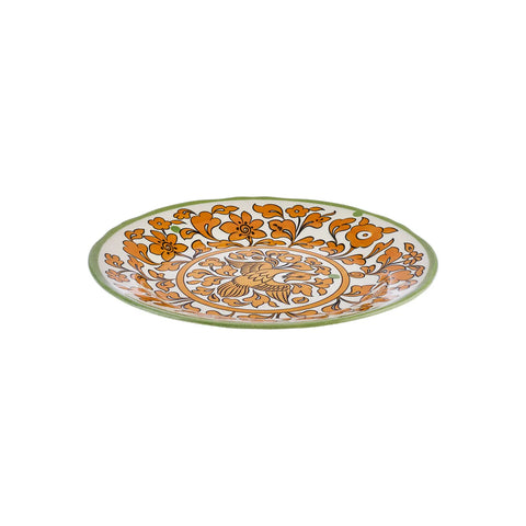 Karaca Paye Seljuk Collection Porcelain Side Plate, 21cm, Yellow Multi