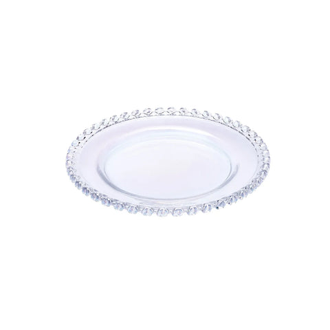 Karaca Rory Glass Side Plate, 19cm, Transparent