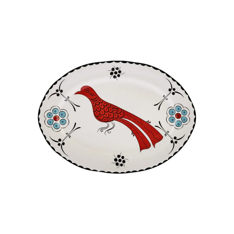 Karaca Paye Seljuk Collection Porcelain Serving Platter, 25cm, Multi