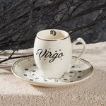 Karaca Signs of the Zodiac Virgo Porcelain Espresso Turkish Coffee Cup, 90ml, Multi