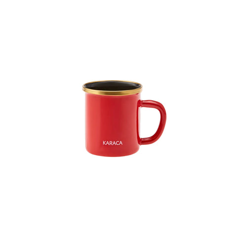 Karaca Troy Enamel Induction Mug, 0.33L, Red