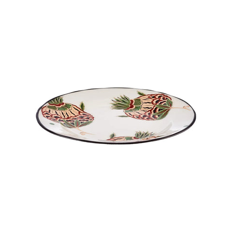 Karaca Paye Seljuk Collection Porcelain Side Plate, 16cm, Green Multi