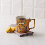 Karaca Flower Porcelain Letter G Mug, 350ml, Multi