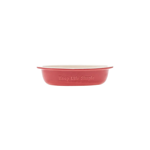 Karaca Elis Ceramic Oven Dish, 19cm, Red