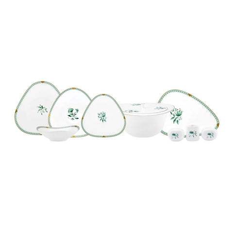 Karaca Fine Pearl Extra Simone 62-Piece Dinner Set for 12 People, Multi