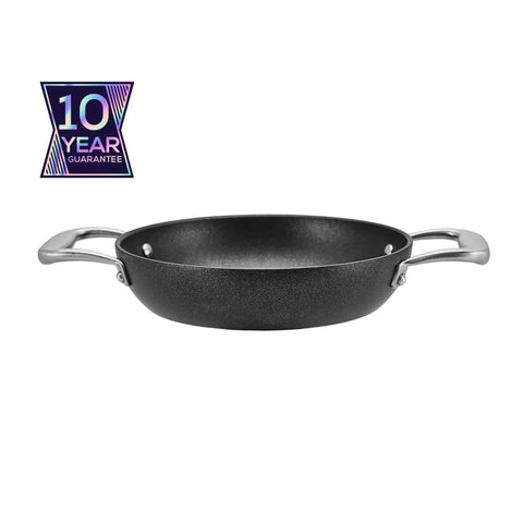 Karaca BioDiamond Pro Non-Stick Induction Shallow Stock Pot, 20cm, Black