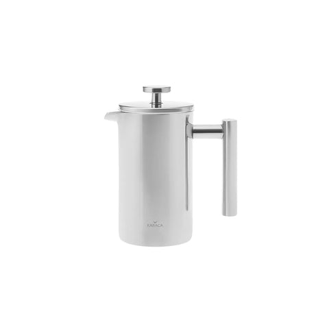 Karaca Stainless Steel Double Wall French Press, 350ml, Silver