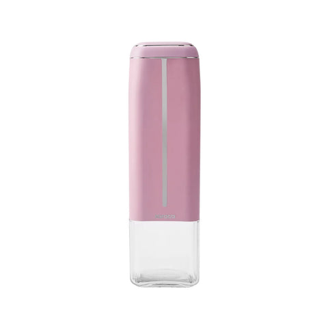 Karaca Horizon Glass Storage Container, Xlarge, Pink