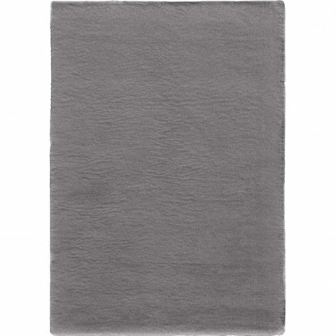 Kasmir Rugs 724 Faux Fur Rug, 80cmx150cm, Dark Grey