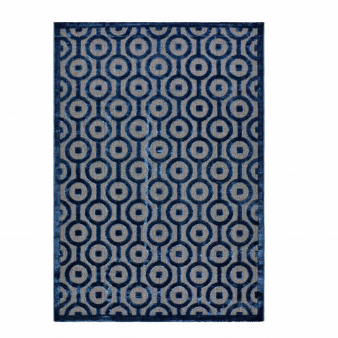 Kasmir Rugs 724 Scandinavian Bering Rug, 160cmx230cm, Blue Multi