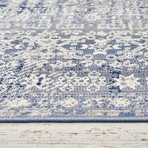 Kasmir Rugs 724 Alaca Kırkyama Rug, 120cmx180cm, Blue Multi