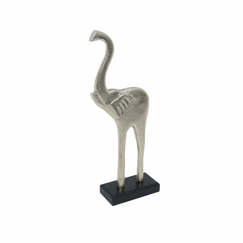 Karaca Home Morrocan Elephant Decorative Trinket, 15.5cmx6.5cmx39cm, Grey Black