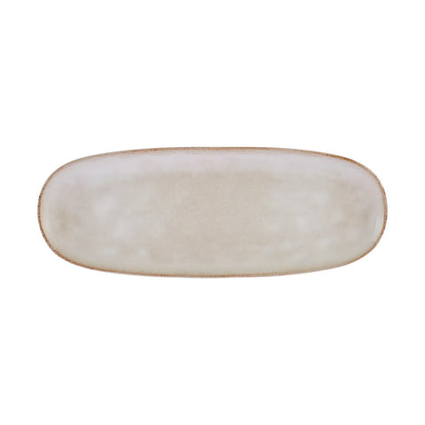 Karaca Aria Reactive Glaze Serving Platter, 38cm, Beige