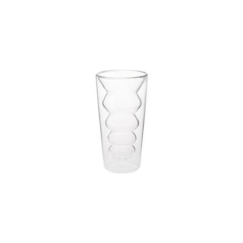 Karaca Pia Glass Double Wall Capuccino Coffee Cup, 330ml, Transparent