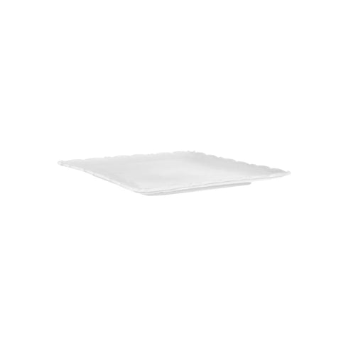 Karaca Ivy Porcelain Side Plate, 22.6cmx22.6cmx2cm, White