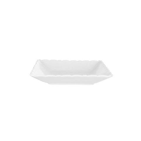 Karaca Ivy Porcelain Pasta Bowl, 20.8cmx20.8cmx4cm, White