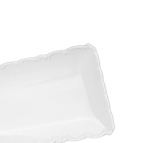 Karaca Ivy Porcelain Serving Platter, 25cm, White