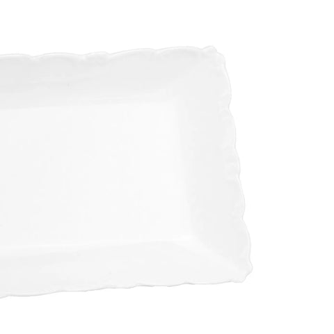 Karaca Ivy Porcelain Serving Platter, 25.5cm, White