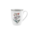 Karaca Little Garden Porcelain Mug, 250ml, White Multi