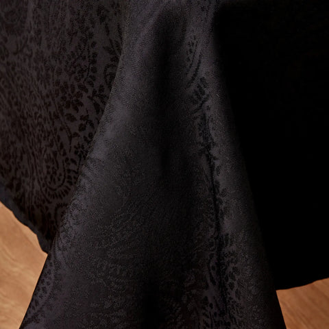 Karaca Home Chesney Tablecloth, 145cmx200cm, Black