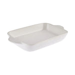 Karaca Elina Porcelain Rectangle Oven Dish, 36cm, White