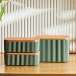 Karaca Massimo 3 Piece Storage Container Set, Green