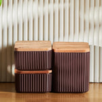 Karaca Massimo 3 Piece Storage Container Set, Plum