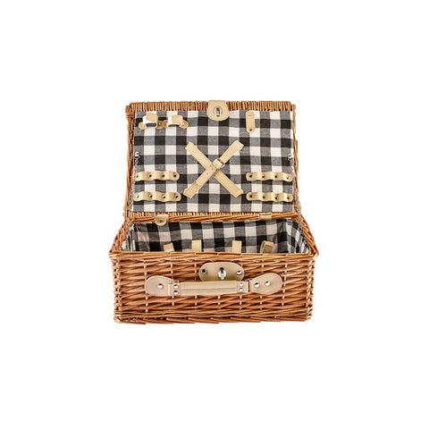 Karaca Wicker Picnic Basket, 40cm, Brown Multi