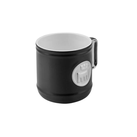 Karaca 50th Anniversary Collection Porcelain Mug, 370ml, Black Grey