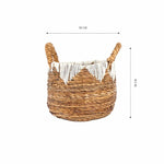 Karaca Home Bali Tria Storage Basket, 35cm, Brown