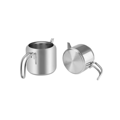 Karaca Stainless Steel Induction Teapot Set, Medium, Silver