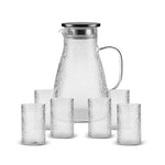 Karaca Como Glass Set for 6 People, 7 Piece, Transparent