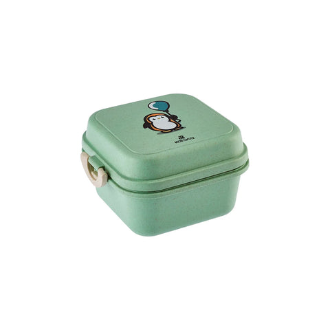 Karaca Penguin 2-Compartment Lunch Box, 200ml, Green Multi