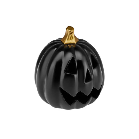 Karaca Halloween Led Light Trinket, 20cm, Black Gold