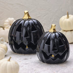 Karaca Halloween Led Light Trinket, 15cm, Black Gold