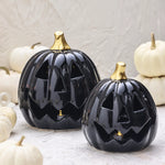 Karaca Halloween Led Light Trinket, 20cm, Black Gold