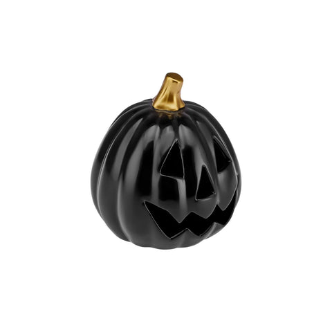 Karaca Halloween Led Light Trinket, 15cm, Black Gold